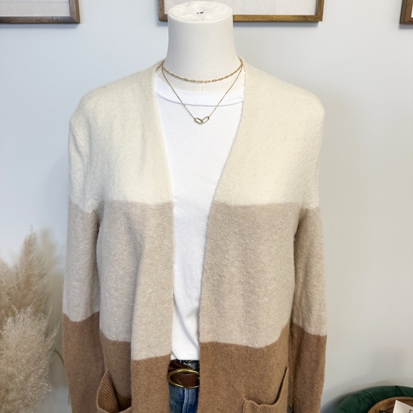 Madewell Wool/Alpaca Colour Block Cardigan - Picture 5 of 11